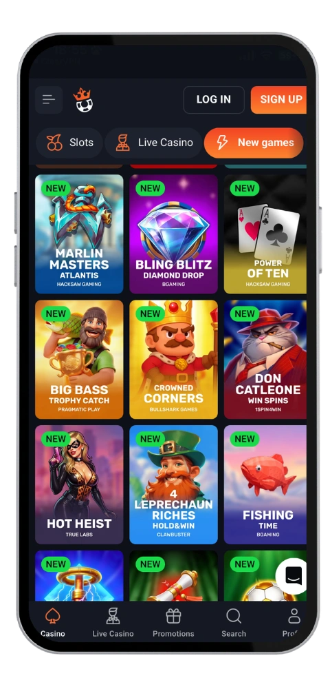 SlotLords casino Anmeldung